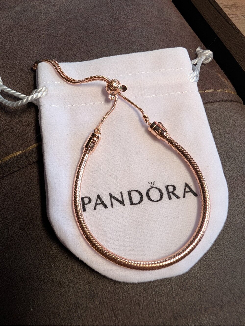 Pandora moments snake chain slide bracelet disney